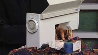 خانم بابایی| مقنعه گره ای (2)