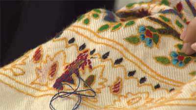 پته دوزی - لانه زنبوری