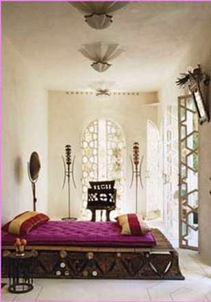 چیدمان اتاق خواب به سبک مراکشی