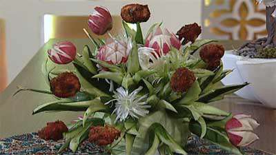 رول مرغ و اسفناج