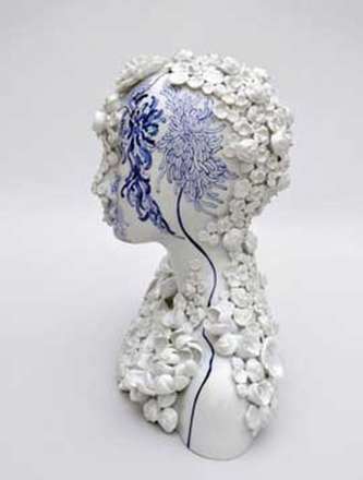 مجسمه های چینی تأمل برانگیز هنرمند فرانسوی