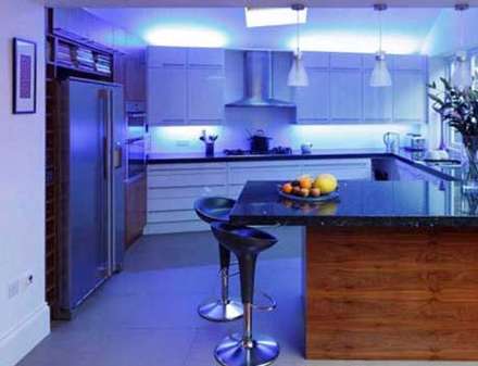 ایده‌هایی برای نورپردازی آشپزخانه با لامپ‌های LED