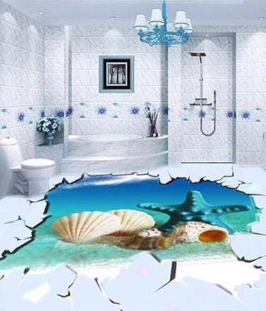 طرح‌های خیره‌کننده کفپوش‌های سه‌بعدی