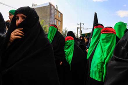 حرکت نمادین ورود کاروان امام حسین(ع) به کربلا