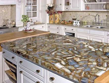 سنگ‌های زیبا، ایده‌ای مدرن در آشپزخانه‌ها