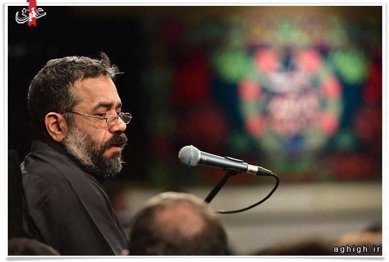 صوت/ مداحی شب هشتم با نوای حاج محمود کریمی؛ تنت روی خاکای صحرا...