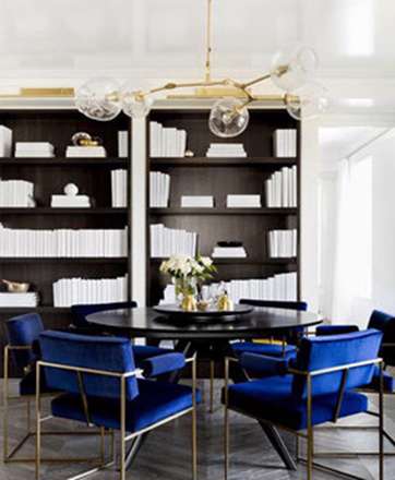 چیدمان اتاق غذاخوری به سبک «جاناتان آدلر»
