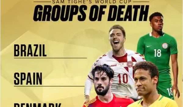 گروه‌های مرگ جام‌جهانی 2018