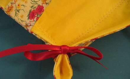آموزش تصویری دوخت یک سبد پارچه‌ای زیبا