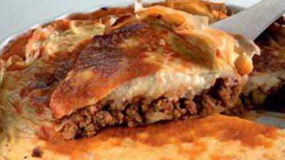 گراتن گوشت و سیب زمینی