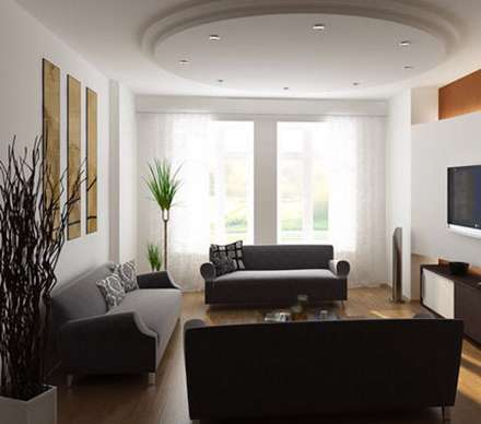 ایده‌هایی از چیدمان مدرن اتاق نشیمن