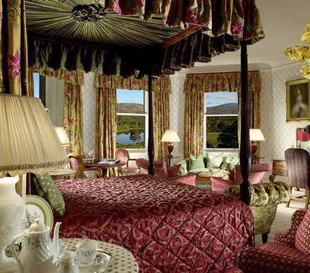 نمونه‌هایی از پرده‌ی تاج تختخواب