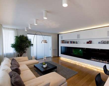 ایده‌هایی از چیدمان مدرن اتاق نشیمن