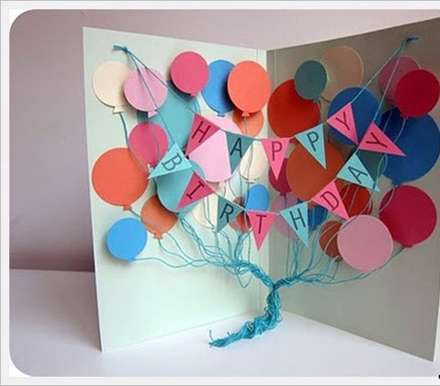 ایده‌هایی برای کارت های تولد دست‌ساز