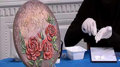 نقش برجسته گل شقایق/1