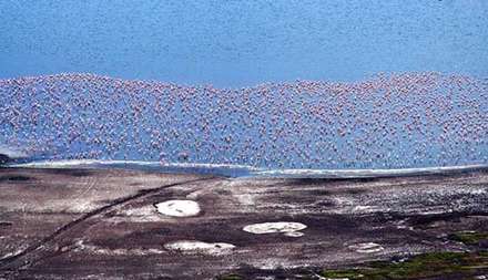 دریاچه های رنگی زیبا در جهان