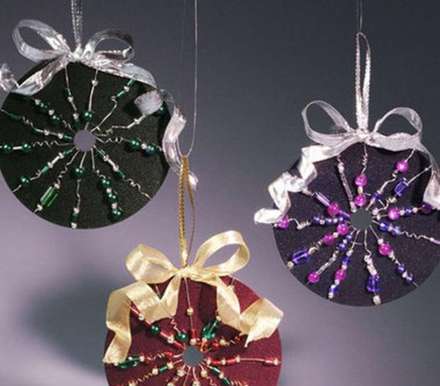 تزیینات جالب کریسمس با کمک سی‌دی