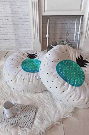 ایده برای دکوراسیون اتاق به شکل آناناسی