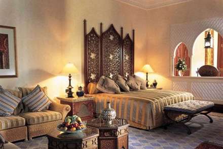 چیدمان اتاق خواب به سبک هندی