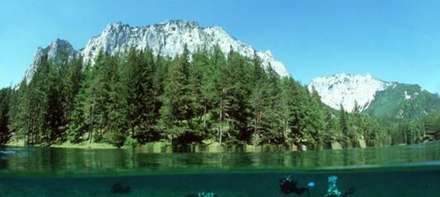 تصاویری دیدنی از پارک زیر آب در اتریش