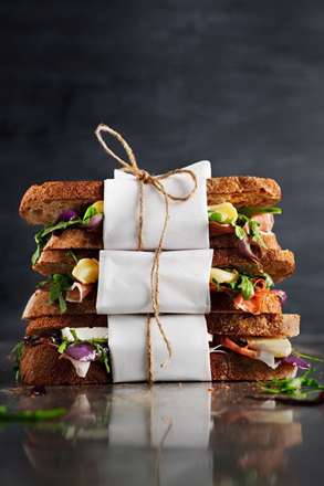 ایده برای تزئین خلاقانه ساندویچ