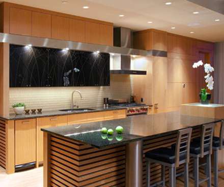 ایده‌هایی برای چیدمان چوبی آشپزخانه