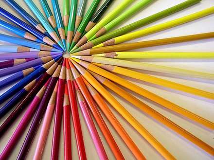ایده خلاقانه برای عکاسی از مداد رنگی