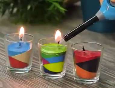 کاربردهای جالب و خلاقانه با مداد شمعی