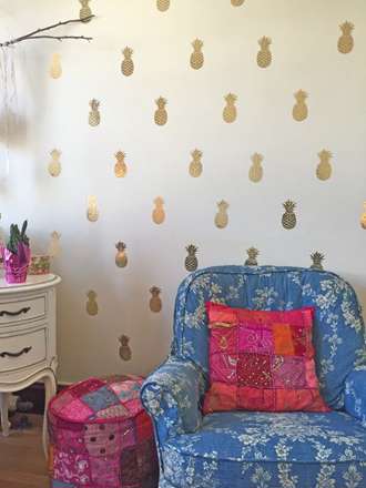 ایده برای دکوراسیون اتاق به شکل آناناسی