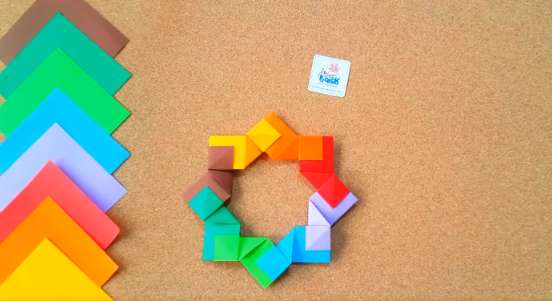 گام به گام تا آموزش قاب عکس اوریگامی