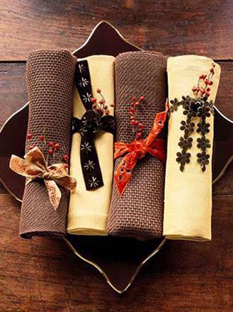ایده برای چیدمان میز غذا