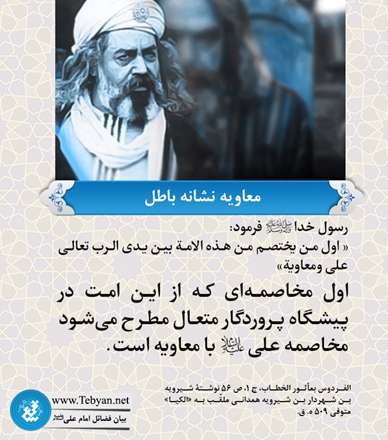 فضیلت امام علی؛ مخاصمه علی با معاویه