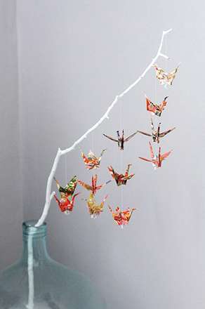 با درنا های کاغذیمون چکار کنیم؟