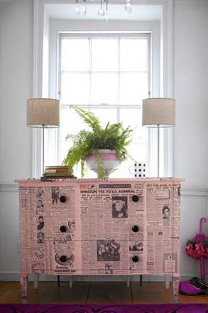 ایده استفاده دوباره از روزنامه قدیمی