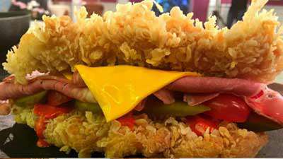 ساندویچ مرغ سوخاری