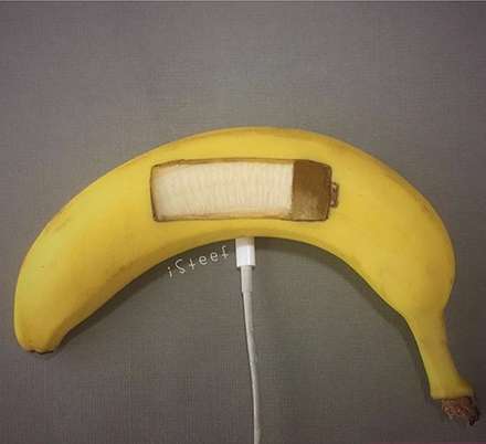 تندیس های خلاقانه بر پوست موز