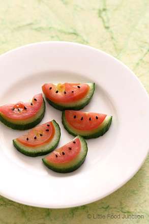 ایده برای خوشگلسازی با گوجه فرنگی