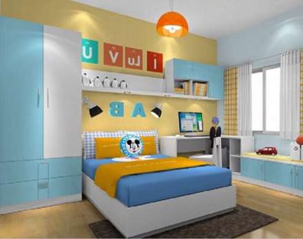 تنوع چیدمان در اتاق خواب پسرانه