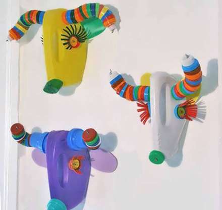 کاردستی با مواد بازیافتی و دور ریختنی با ایده های خلاقانه