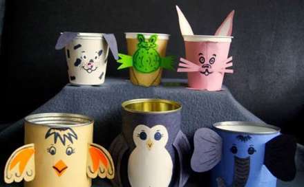 کاردستی با مواد بازیافتی و دور ریختنی با ایده های خلاقانه