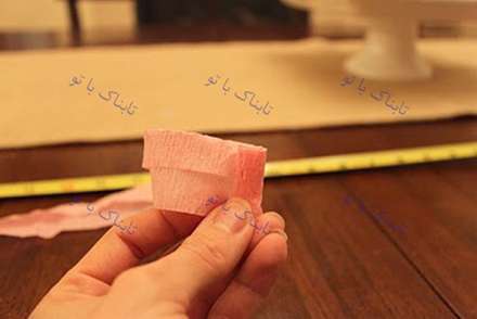 آموزش ساخت توپک گل با کاغذ کشی