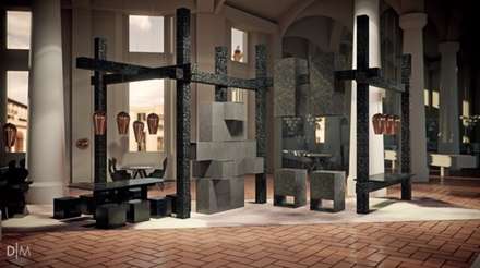 طراحی «رستوران» با الهام از چهار عنصر سازنده طبیعت