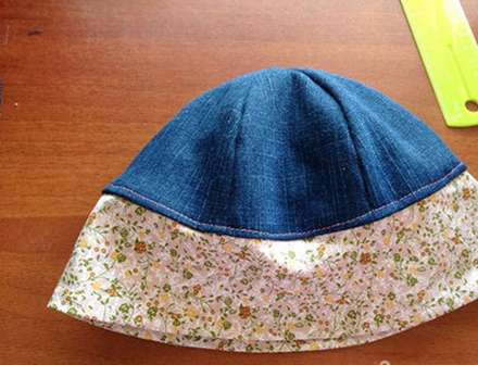 آموزش تصویری دوخت کلاه تابستانی