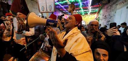 جشن افطار در فلسطین