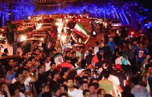 شورشوق مردم از بازی‌های قدرتمندانه ایران در جام‌جهانی