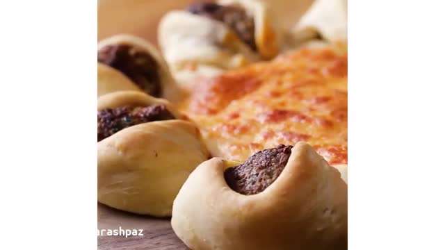 طرز تهیه پیتزا لقمه ای خانگی