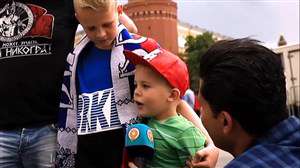 مصاحبه با هواداران روسیه، قبل از بازی با کرواسی