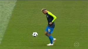 حرکات تکنیکی نیمار پیش از بازی با کاستاریکا