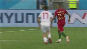 گل اول پرتغال به ایران (کوارشما)