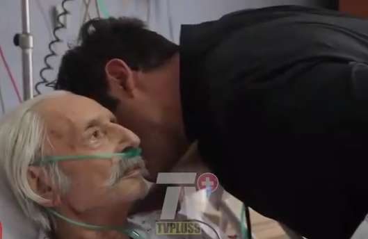 عیادت «محمدرضا گلزار» از استاد «جمشید مشایخی»